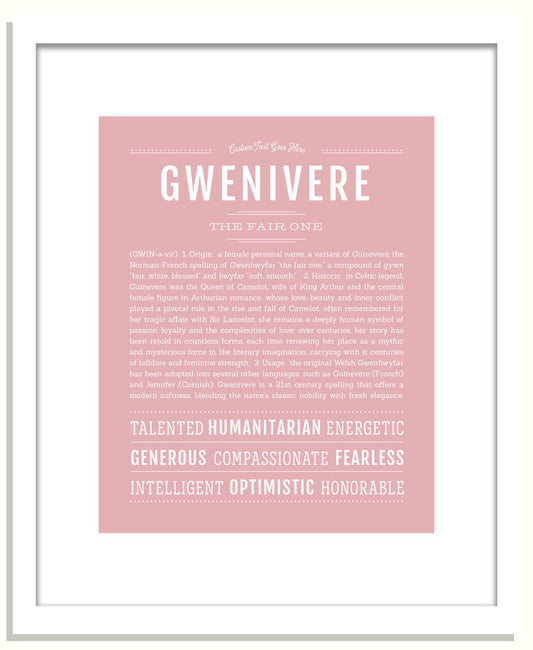 Gwenivere | Name Art Print