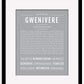 Gwenivere | Name Art Print