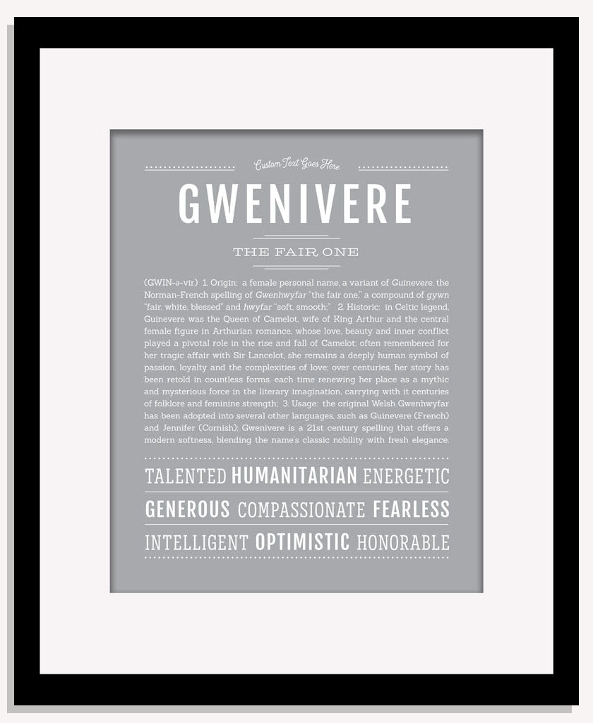 Gwenivere | Name Art Print