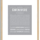 Gwenivere | Name Art Print