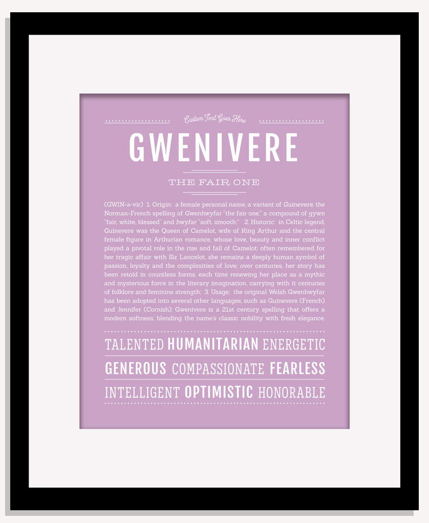 Gwenivere | Name Art Print