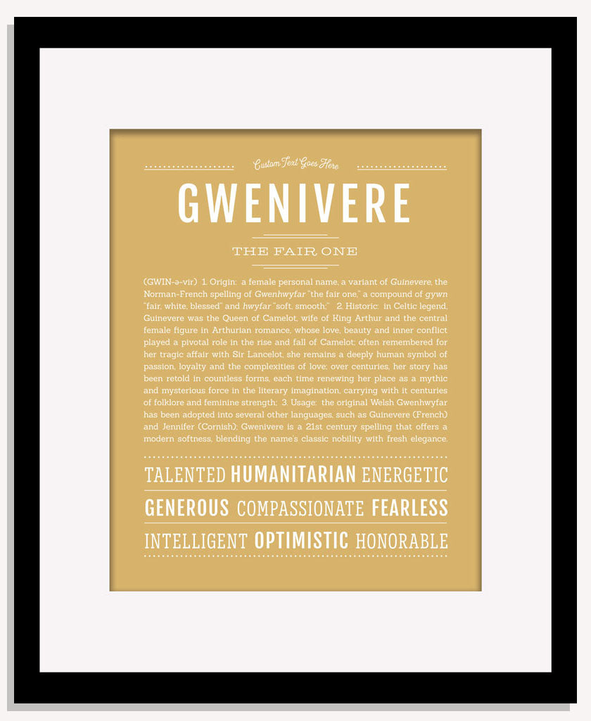 Gwenivere | Name Art Print