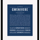 Gwenivere | Name Art Print