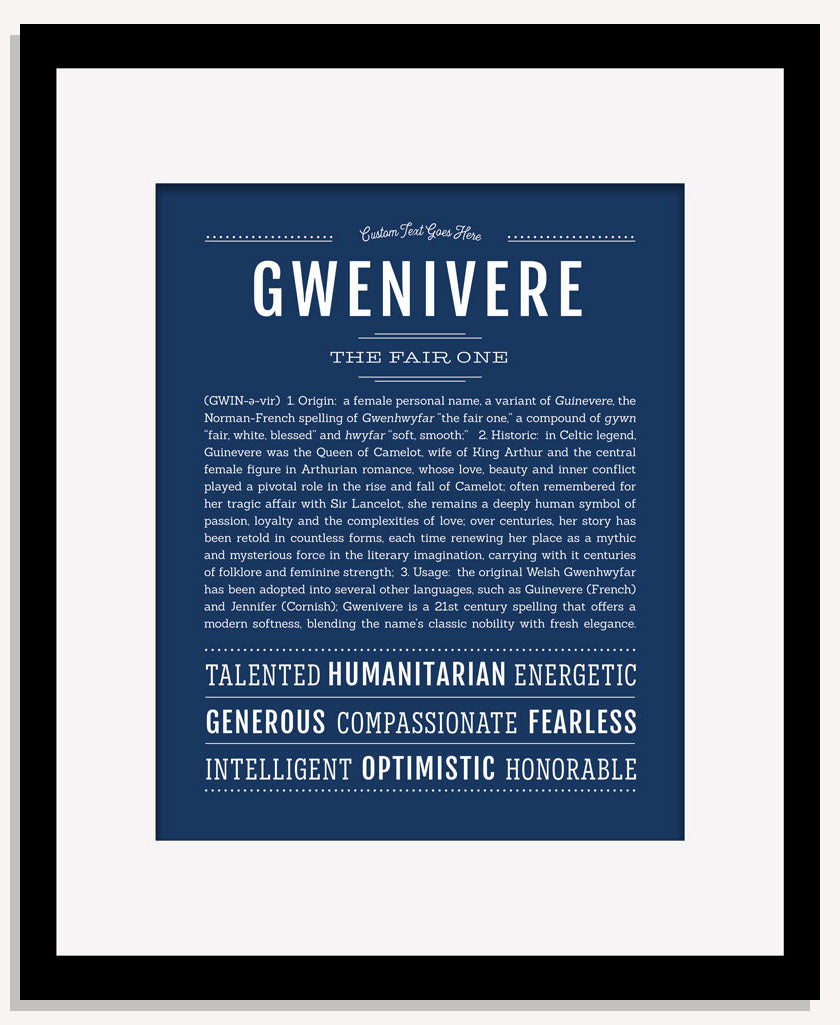 Gwenivere | Name Art Print