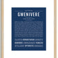 Gwenivere | Name Art Print