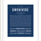 Gwenivere | Name Art Print