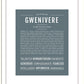 Gwenivere | Name Art Print