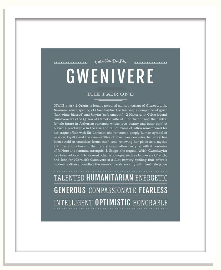Gwenivere | Name Art Print