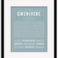Gwenivere | Name Art Print