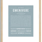 Gwenivere | Name Art Print