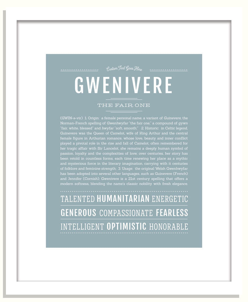 Gwenivere | Name Art Print