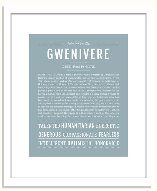 Gwenivere | Name Art Print