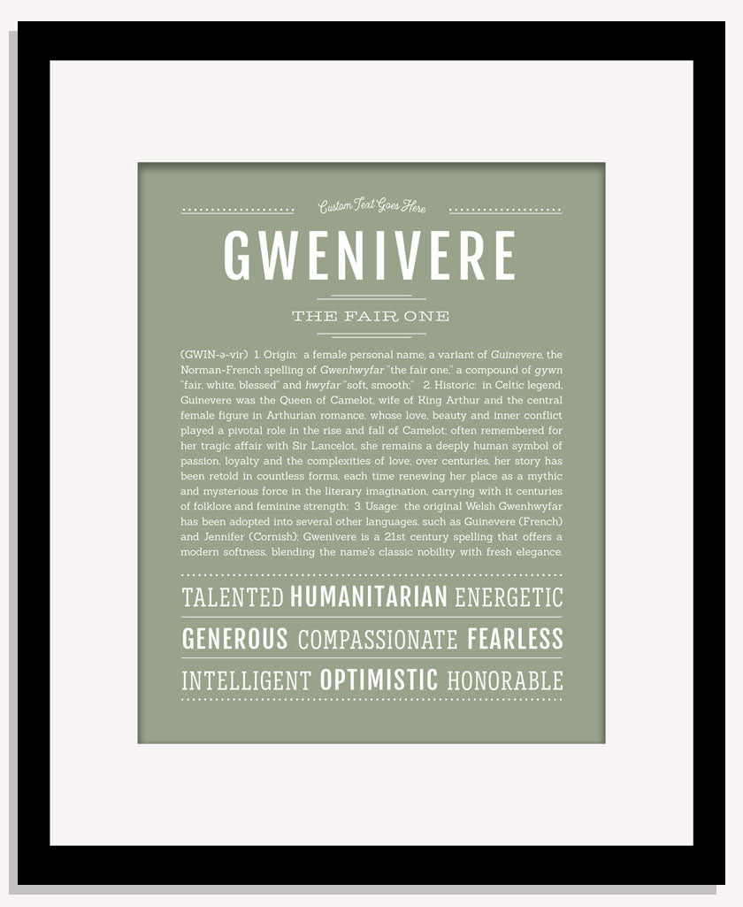 Gwenivere | Name Art Print