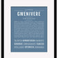 Gwenivere | Name Art Print