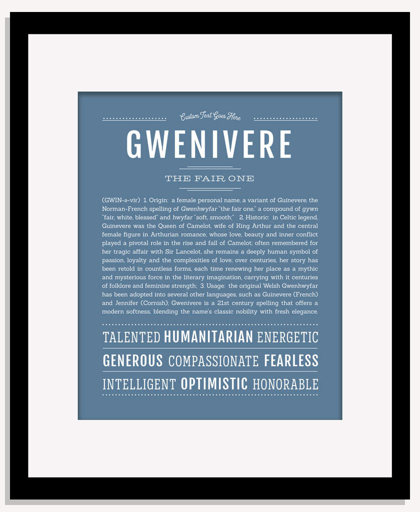 Gwenivere | Name Art Print