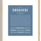 Gwenivere | Name Art Print