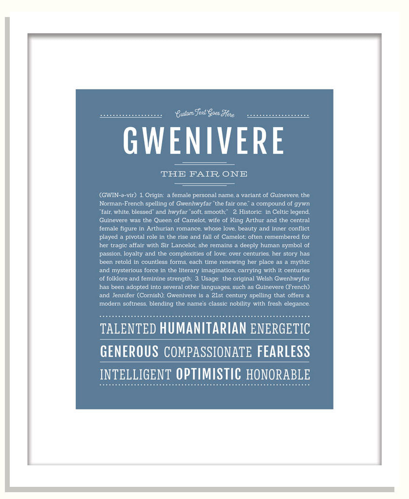 Gwenivere | Name Art Print