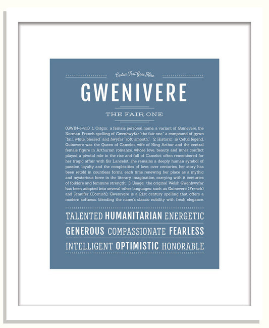 Gwenivere | Name Art Print