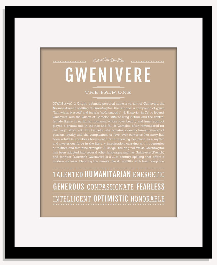 Gwenivere | Name Art Print