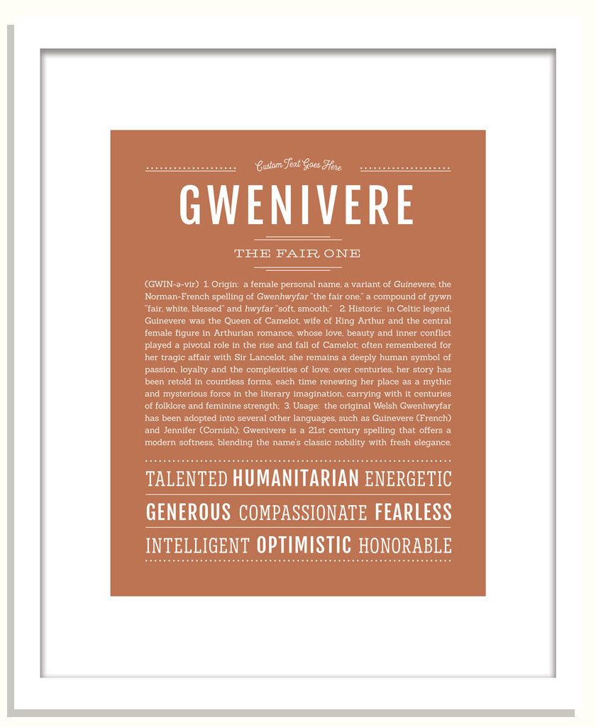 Gwenivere | Name Art Print