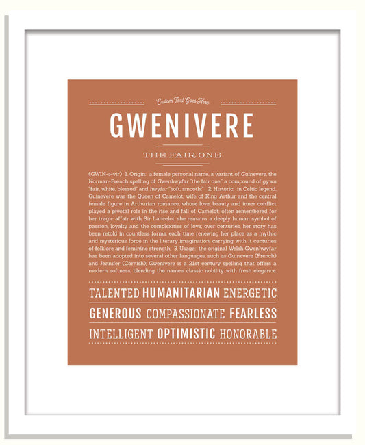 Gwenivere | Name Art Print