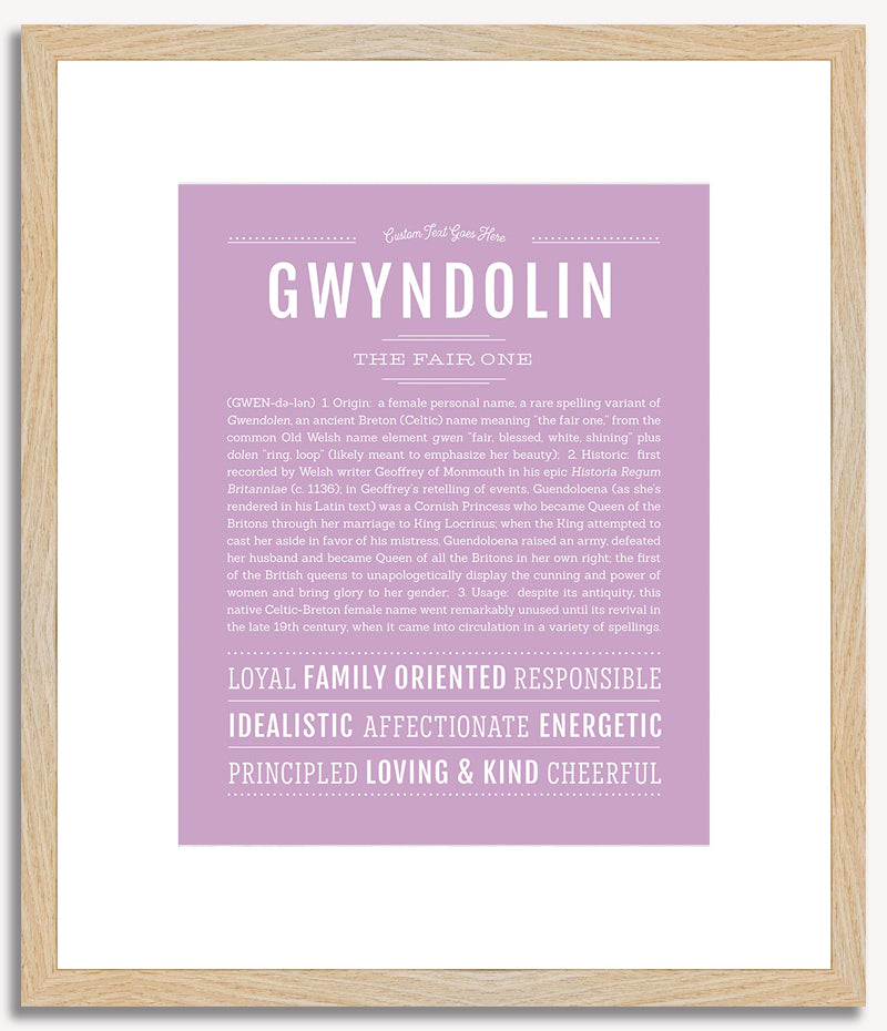 Gwyndolin | Name Art Print