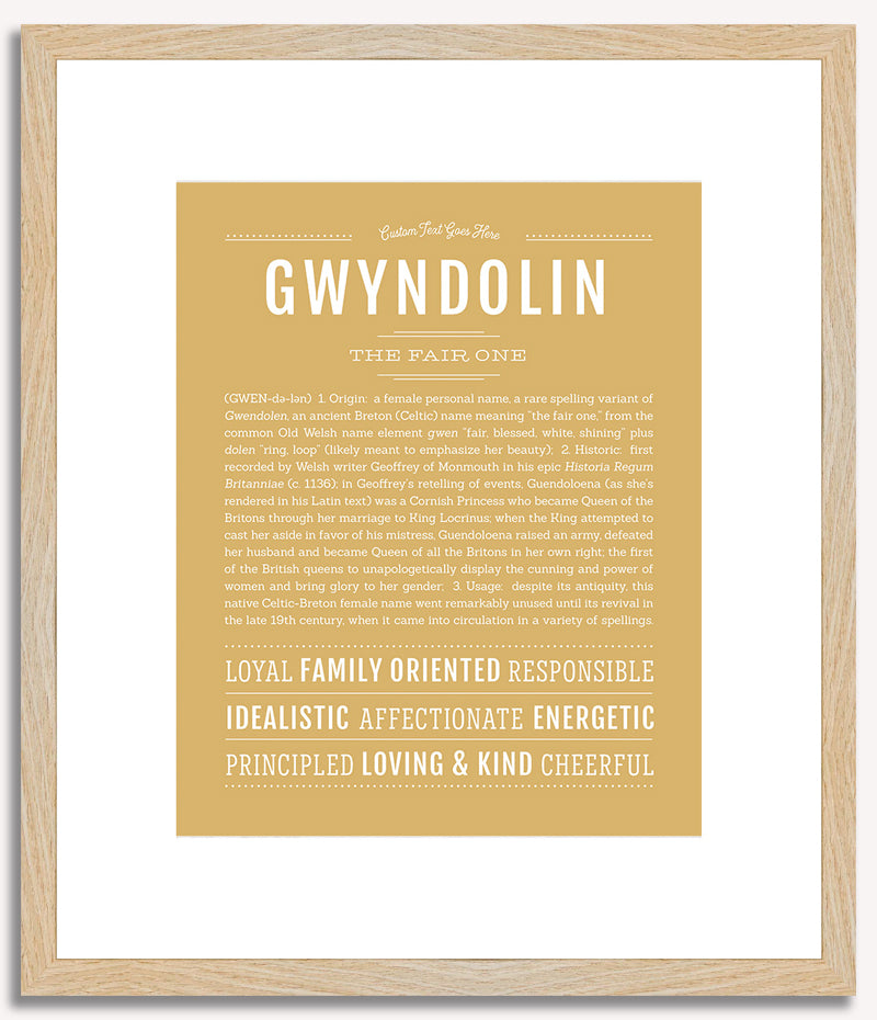 Gwyndolin | Name Art Print