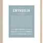 Gwyndolin | Name Art Print