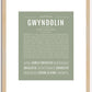 Gwyndolin | Name Art Print