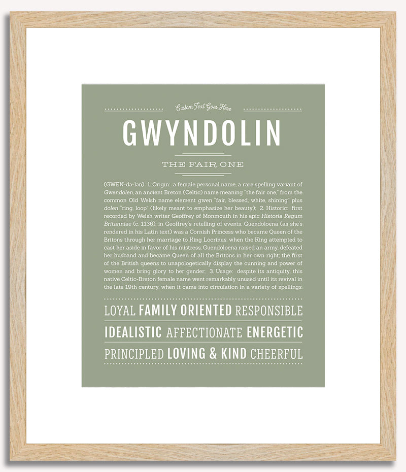 Gwyndolin | Name Art Print