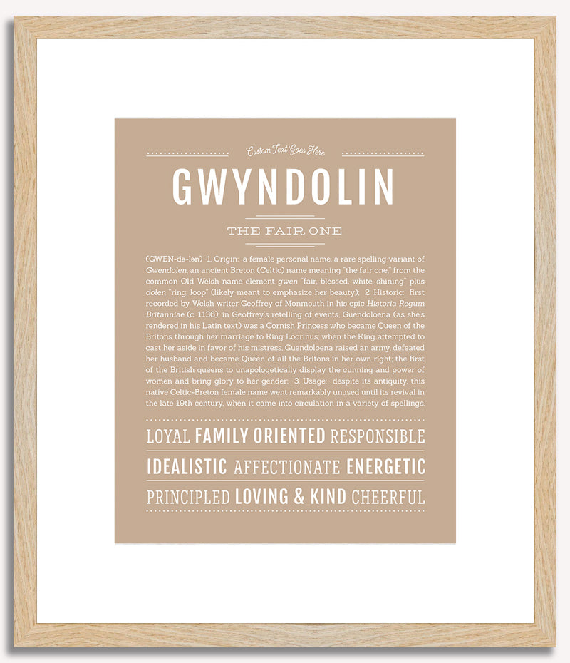 Gwyndolin | Name Art Print