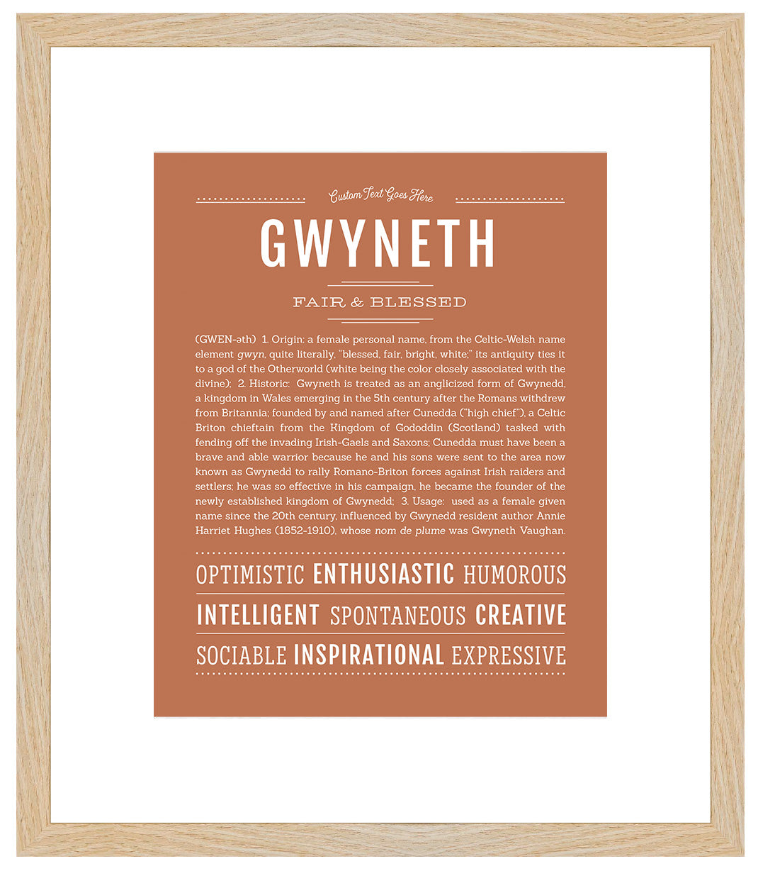 Gwyneth | Name Art Print