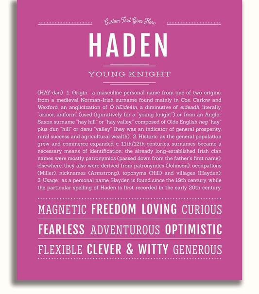 Frame Options | Dark Pink | No Frame