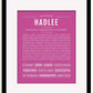 Frame Options | Dark Pink | Black Frame, Matted