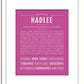 Frame Options | Dark Pink | White Frame, Matted