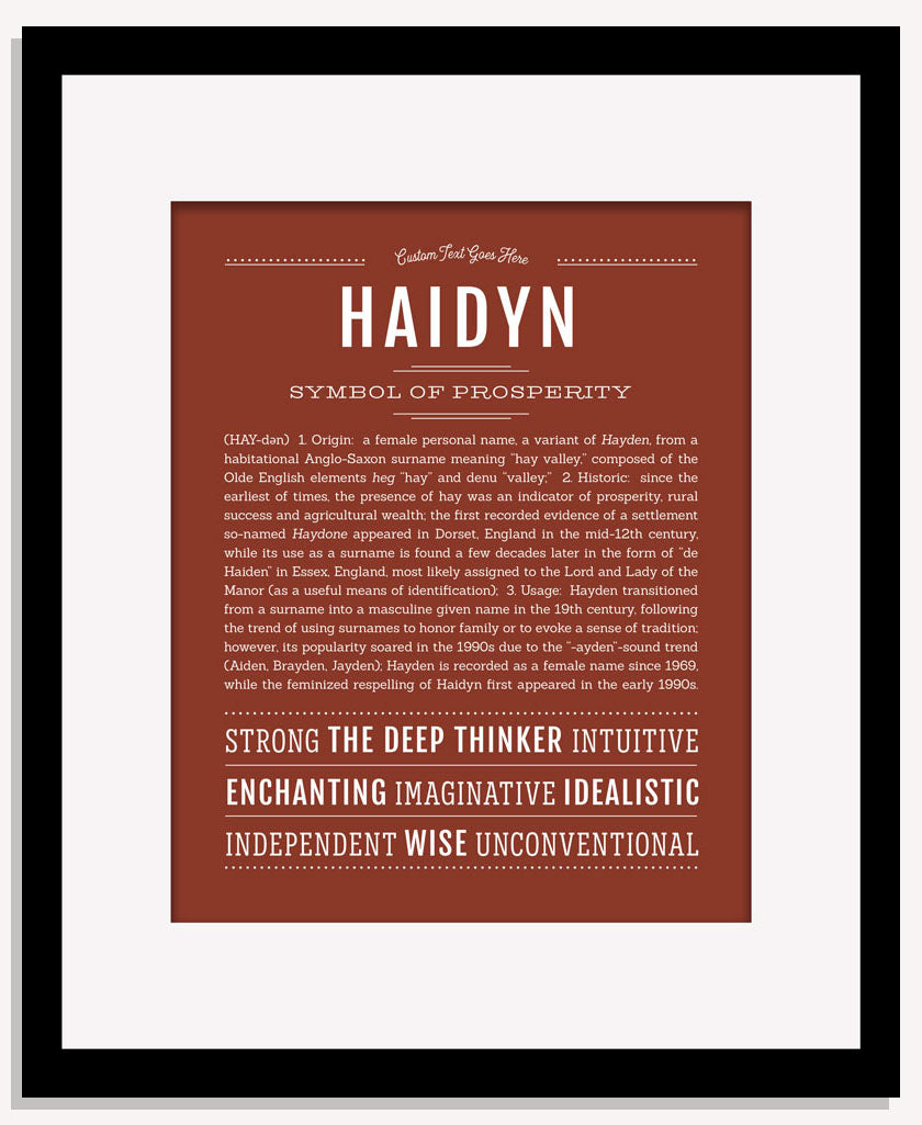 Haidyn | Name Art Print