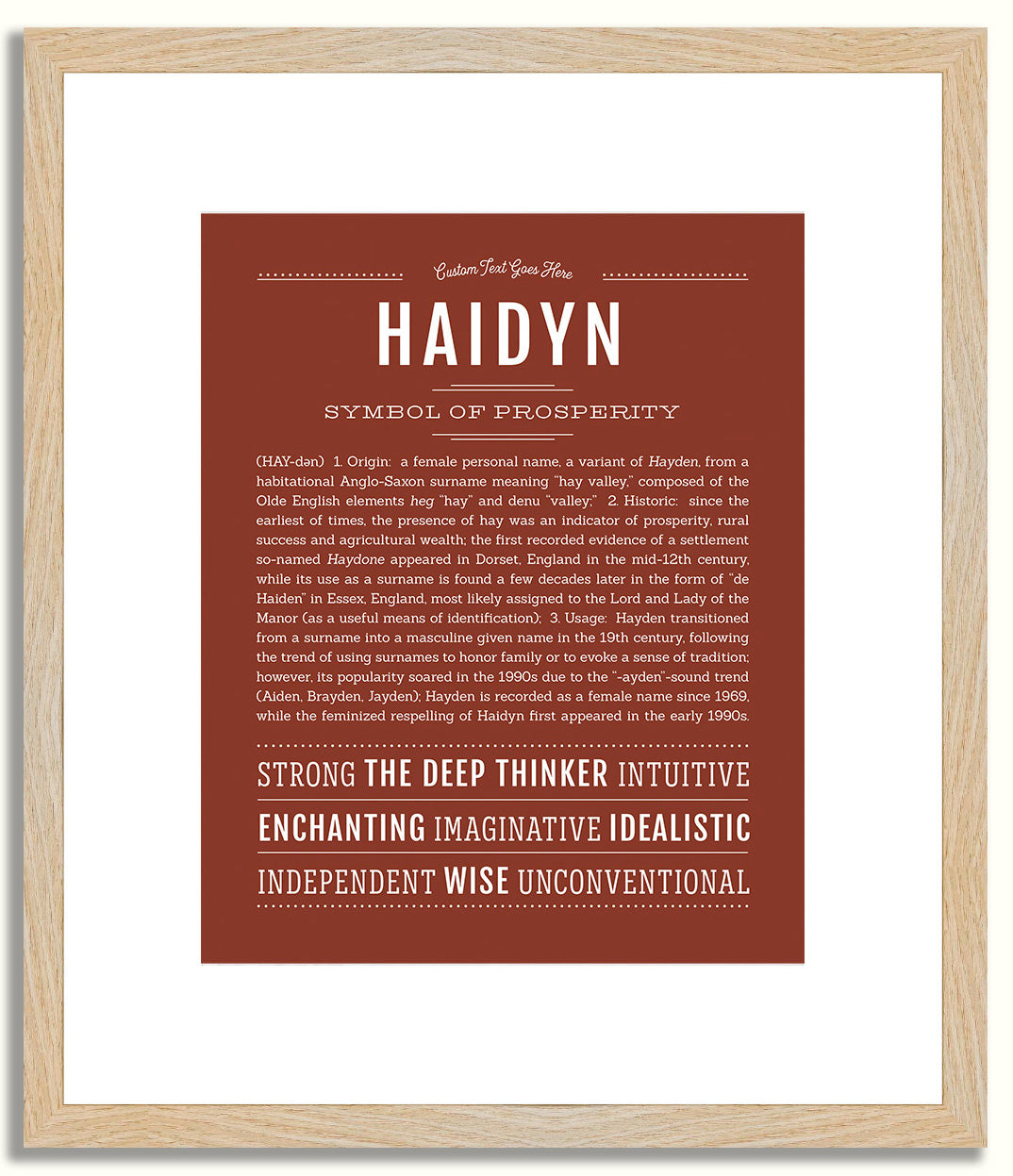 Haidyn | Name Art Print