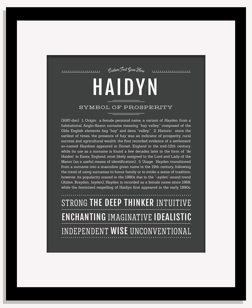 Haidyn | Name Art Print