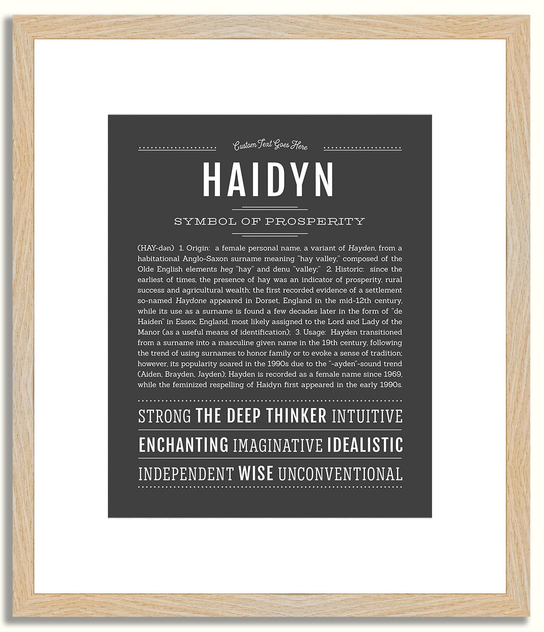 Haidyn | Name Art Print