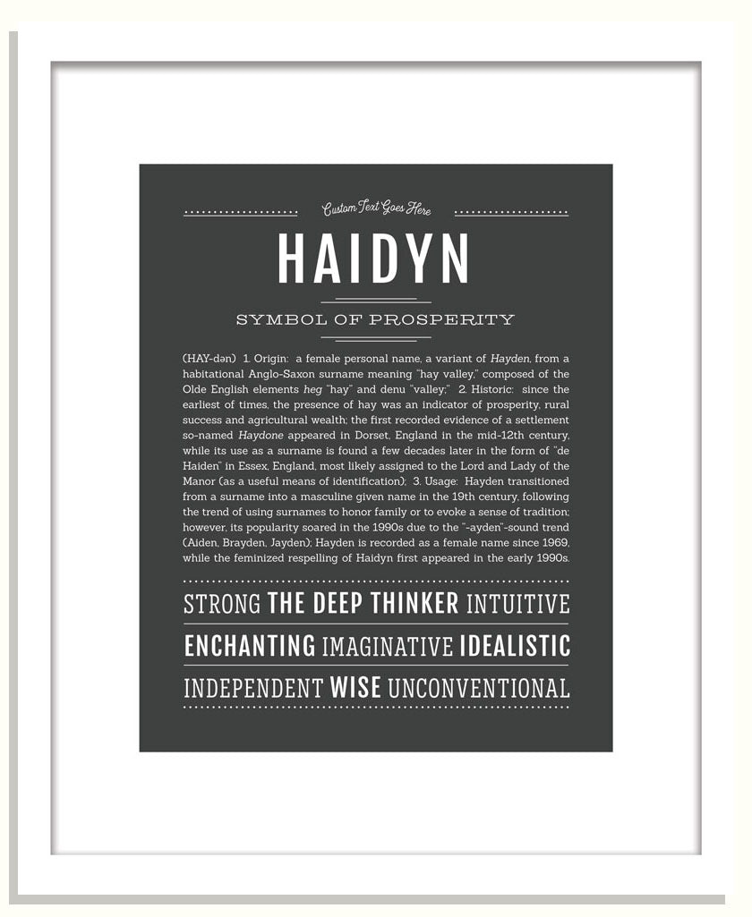 Haidyn | Name Art Print