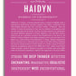 Frame Options | Dark Pink | White Frame, Matted