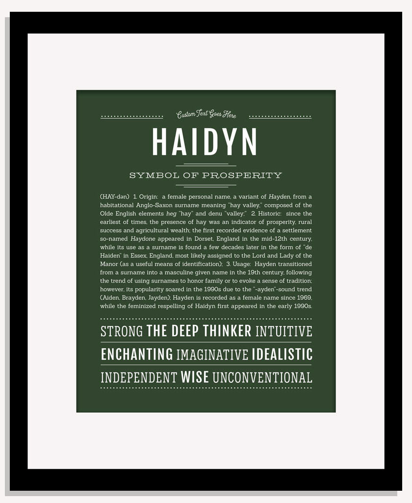 Haidyn | Name Art Print