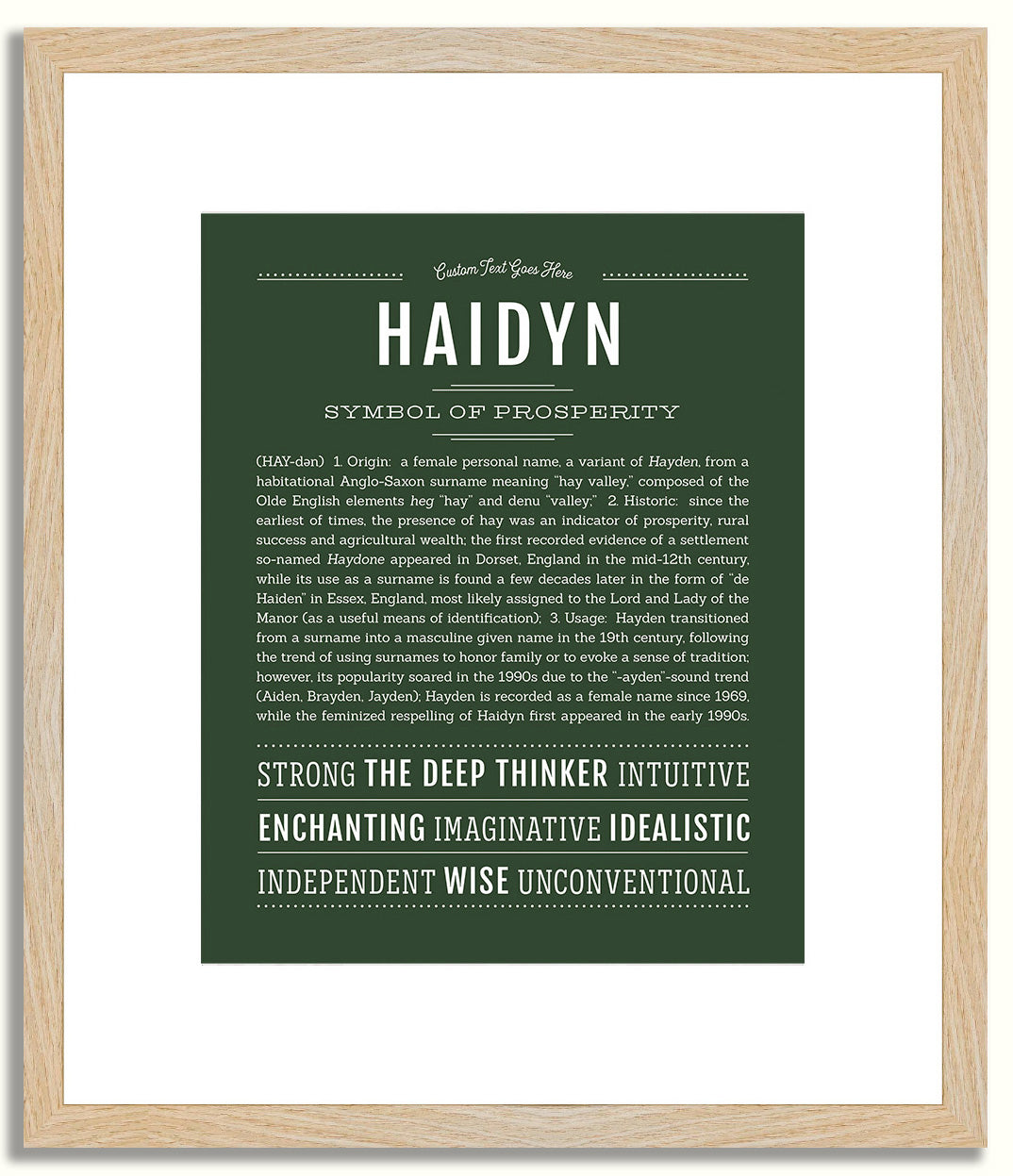 Haidyn | Name Art Print