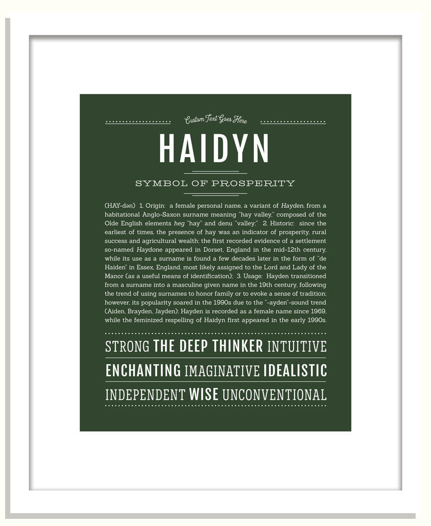 Haidyn | Name Art Print