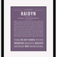 Haidyn | Name Art Print
