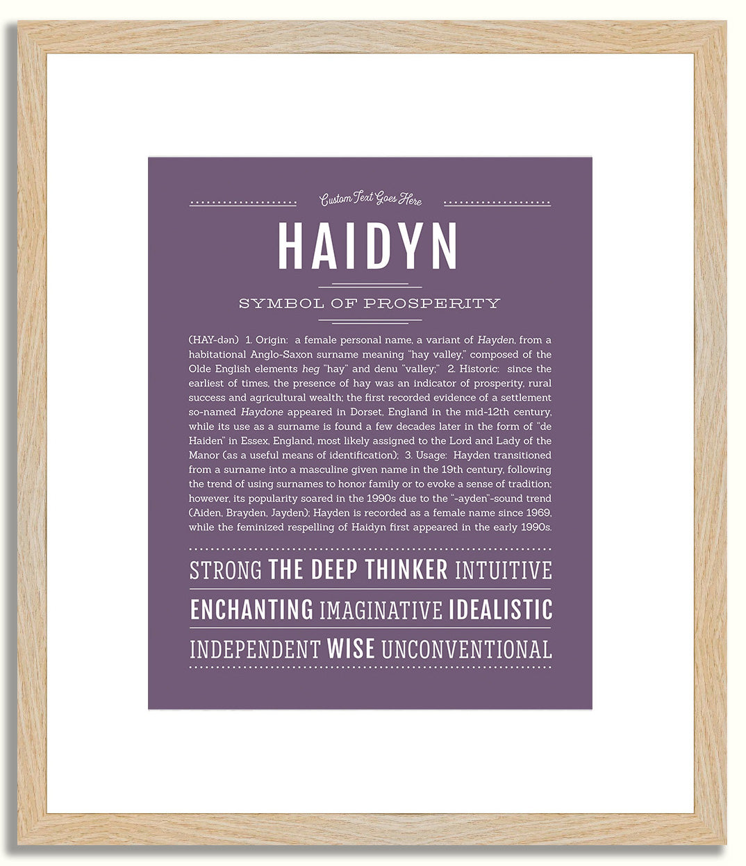 Haidyn | Name Art Print