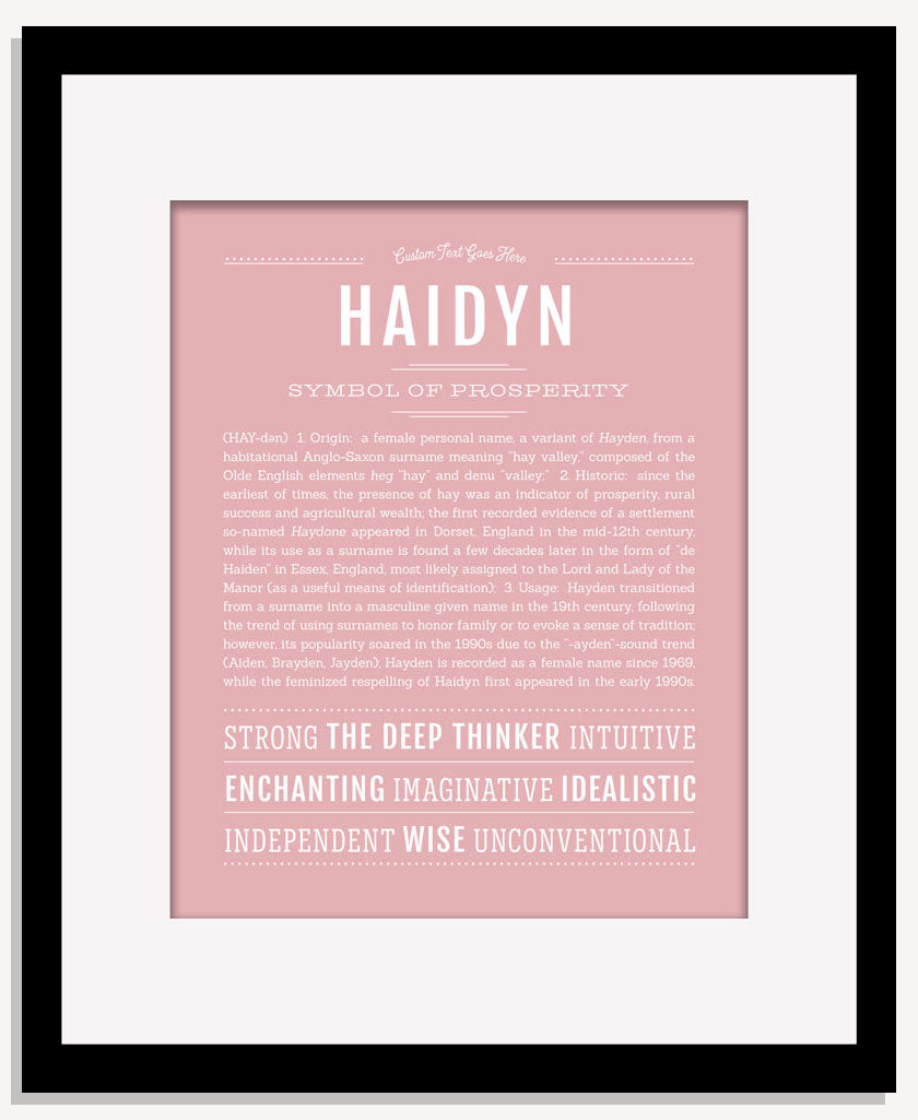 Haidyn | Name Art Print