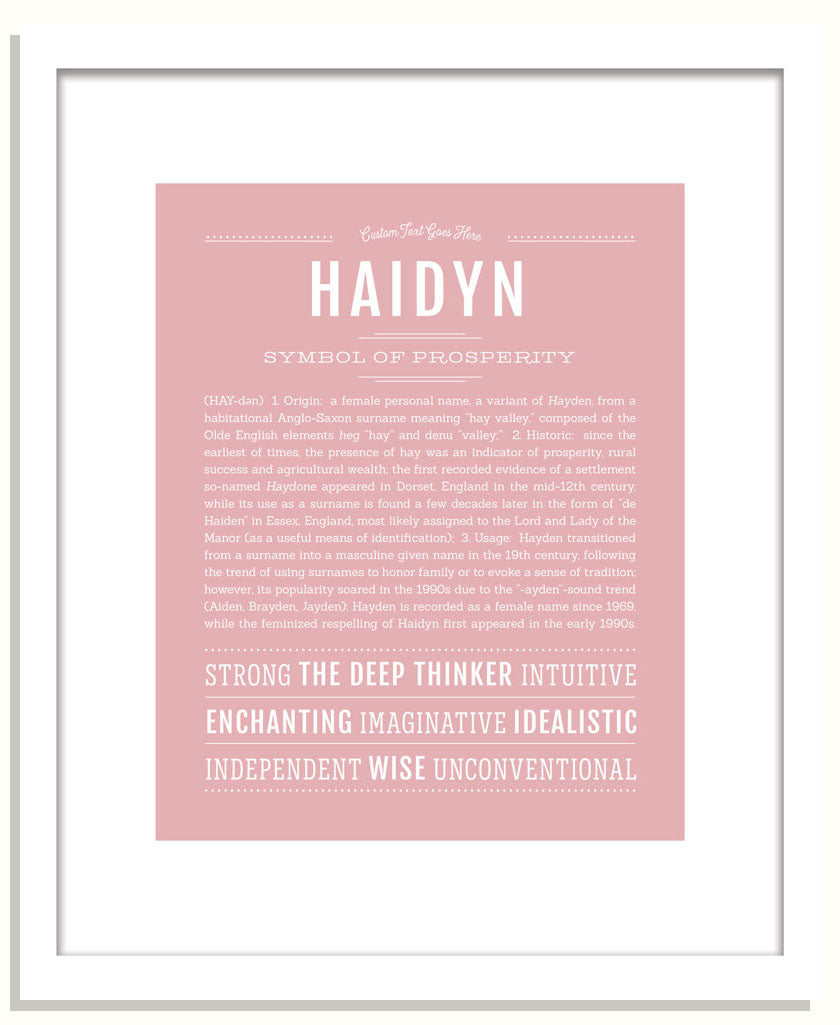Haidyn | Name Art Print