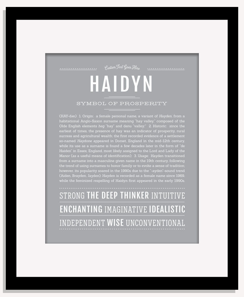 Haidyn | Name Art Print