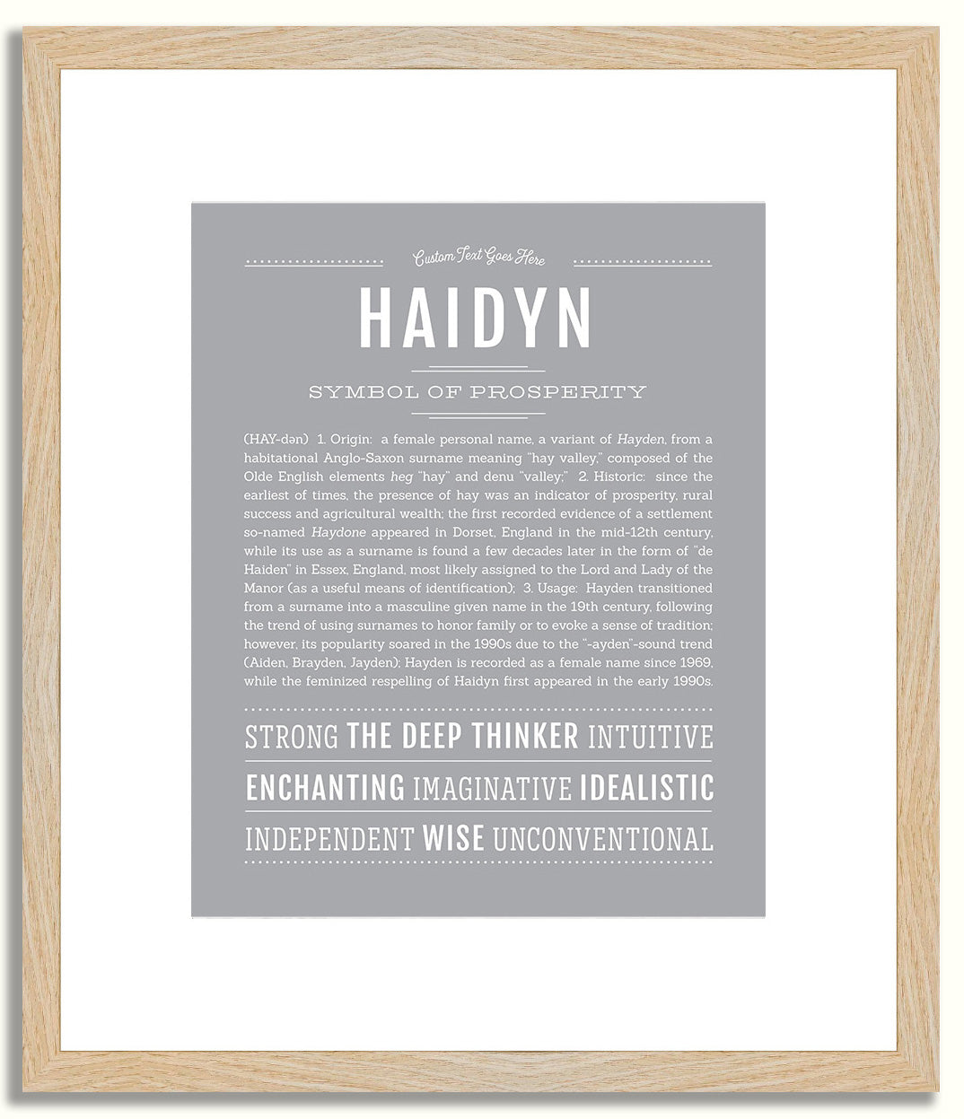 Haidyn | Name Art Print
